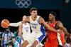 🏀奥运男篮-法国三奇兵合砍55分 SGA27+5 法国淘汰加拿大进四强